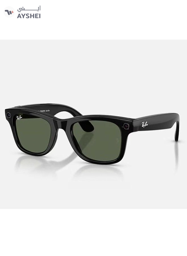 RAY-BAN | META WAYFARER (Gen 2) Frame Shiny Black Lenses G-15 Green Shiny Black