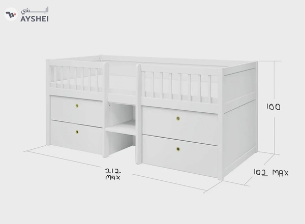 Flexa Freya Single Storage Bed