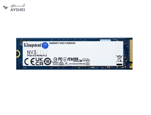 Kingston NV3 PCIe 4.0 NVMe M.2 2TB Internal SSD, Up to 6000MB/s Read, 5000MB/s Write Speed