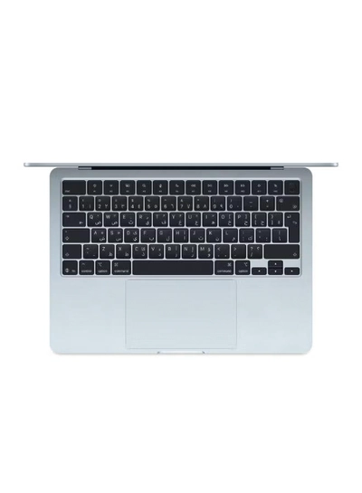 Apple New 2025 MacBook Air MC6T4 13-Inch Display, Apple M4 Chip 10-Core CPU 8-Core GPU Processor/16GB RAM/256GB SSD/macOS(International Version) English Sky Blue-2