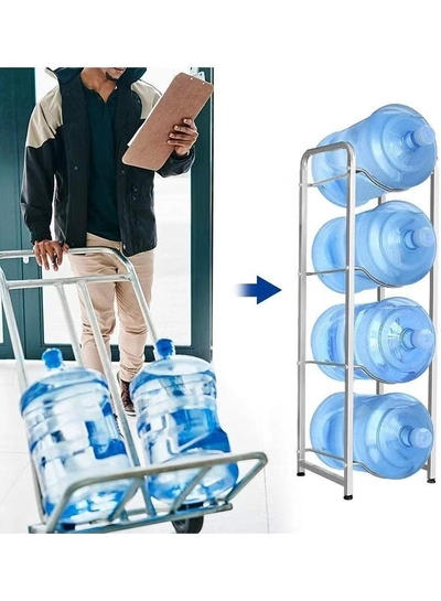 ARTC 4 Tier Water Bottle Storage Rack Assorted Colour 108cm-3