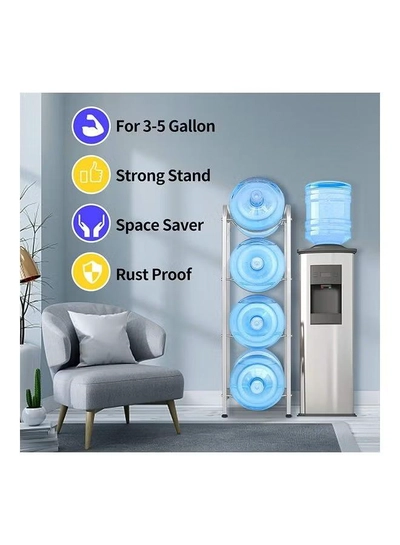 ARTC 4 Tier Water Bottle Storage Rack Assorted Colour 108cm-1
