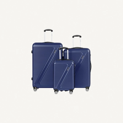 Para John AERIS 3-Piece Hard Shell Luggage Set | ABS+PC Travel Suitcases with 8 Spinner Wheels | 20/28/32 Inch-0