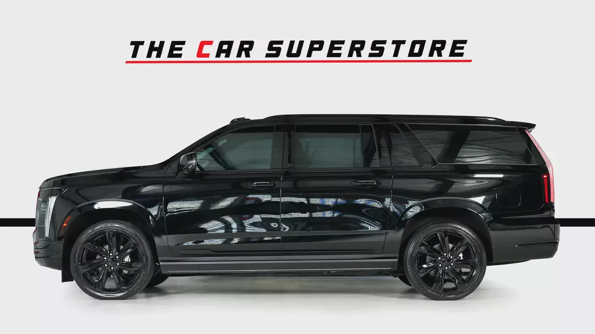 Cadillac Escalade ESV- GCC- new shape-low mileage- Agency warranty and service-4-4