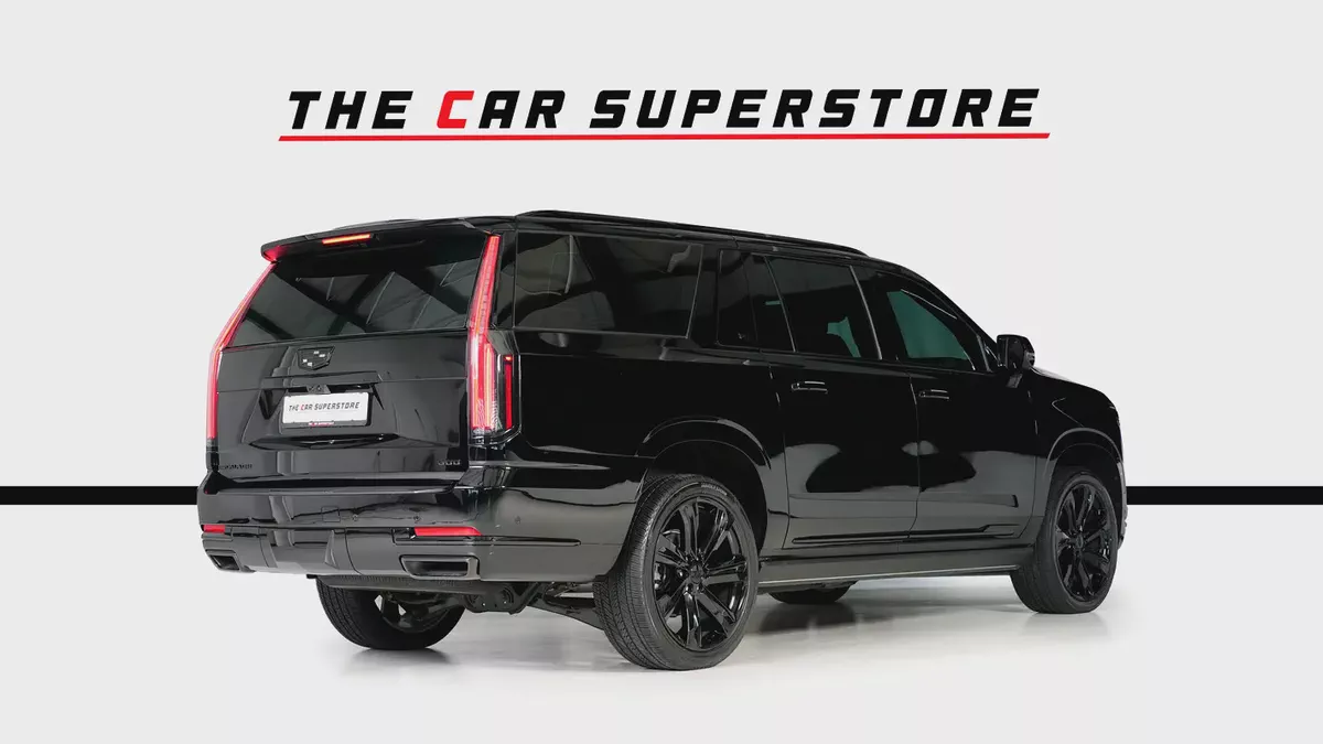 Cadillac Escalade ESV- GCC- new shape-low mileage- Agency warranty and service-7-7