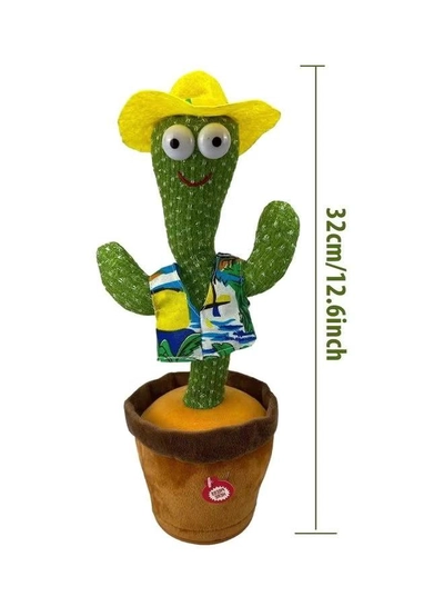 XiuWoo Dancing Cactus Plush Stuffed Toy with Music-1
