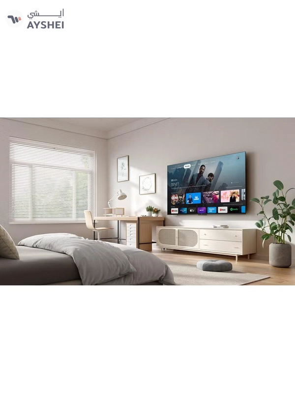 TCL 75-Inch P6K LED 4K UHD HDR Smart TV | Google TV, 60Hz, HDR 10, AiPQ Processor, Dolby Audio, MEMC, HDMI 2.1, Bluetooth 5.2, WiFi 5, Bezel-less Design, (2025 Model) 75P6K Black