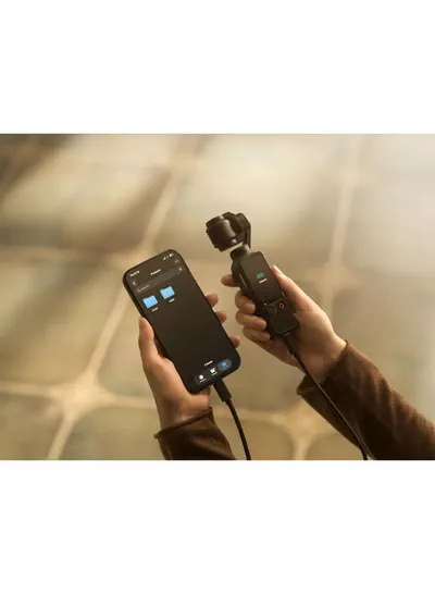 dji Osmo Pocket 4 Standard Combo, Pocket Gimbal Vlog Camera, 1″ CMOS & 4K/240fps, 3-Axis Stabilization, 2× Lossless Zoom, 107GB Built-in Storage, 2" Rotatable Screen Official Warranty-5