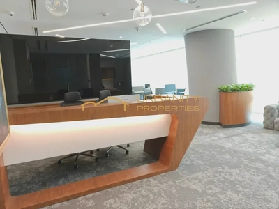 Office Space for Rent | Fully Fitted | Al Khail Road View | Ubora Tower 2, Business Bay-1