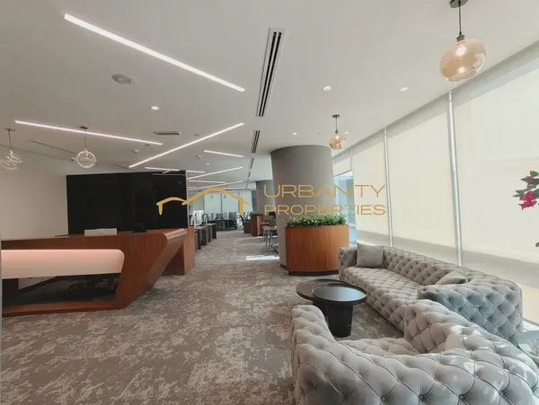 Office Space for Rent | Fully Fitted | Al Khail Road View | Ubora Tower 2, Business Bay