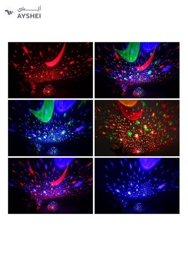 LO.BABY.VE LED Star Master Rotating Night Light