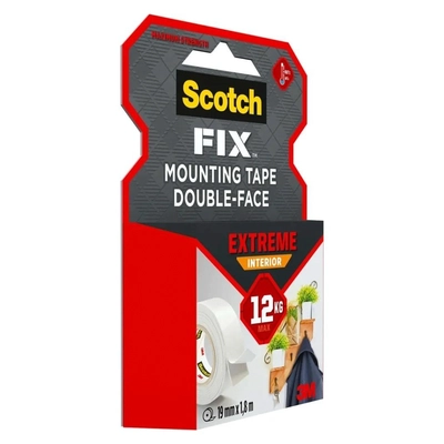 Scotch Fix Double-Face Transparent Mounting Tape – Strong, Invisible Adhesive for Interior Applications-1