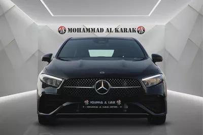 MERCEDES BENZ A200 2025 - GCC - GARGASH WARRANTY - LOW MILEAGE - FULLY LOAD - AMAZING CONDITION-0