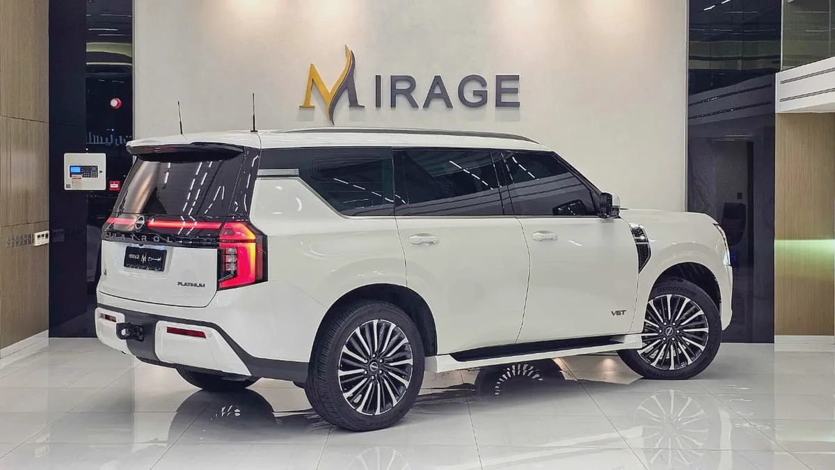 NISSAN - PATROL - LE PLATINUM CITY - 2025 - GCC - V6 TT - 7,200KM - UNDER WARRANTY FROM AGENCY-15-15