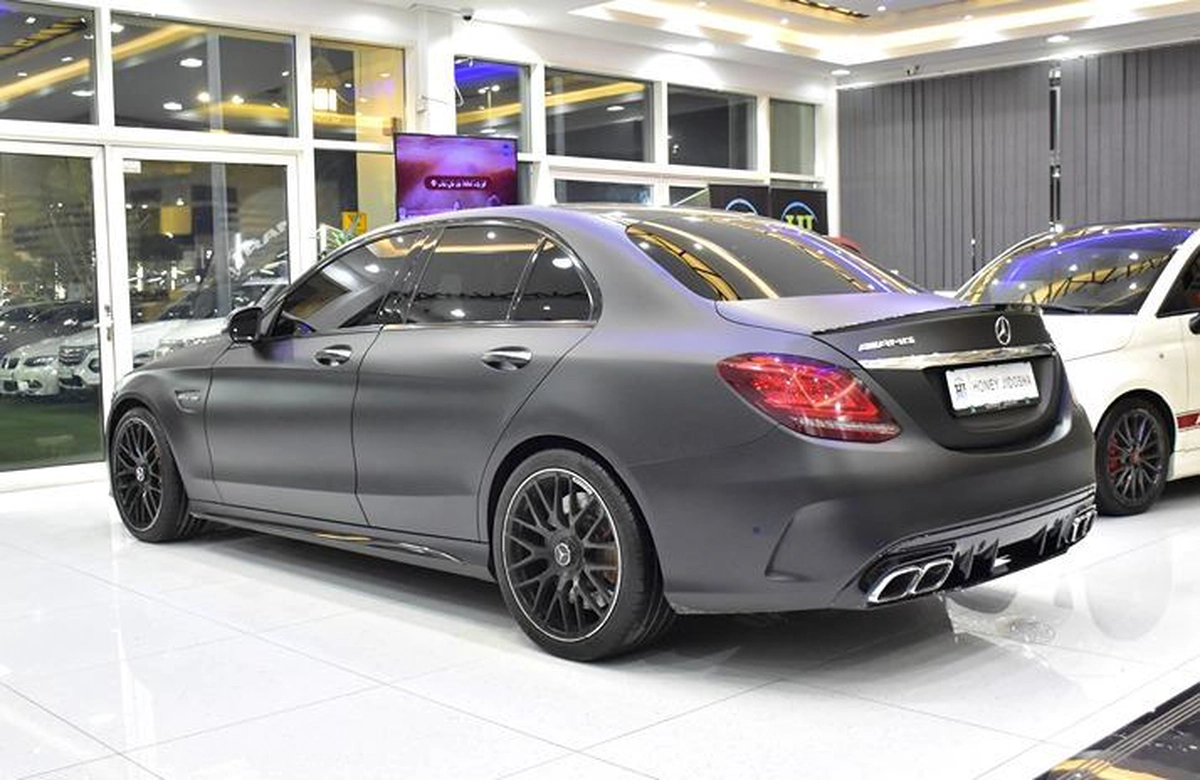 Mercedes Benz C63s AMG ( 2020 Model ) in Matte Black Color Japanese Specs-4-4