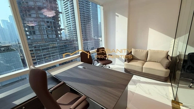 Premium Fully Furnished Studio Office B2B Tower Business Bay-0