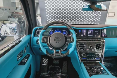 2026 Rolls-Royce Cullinan| Original Mansory with certificate | Full Carbon | Exclusive Blue Interior-13