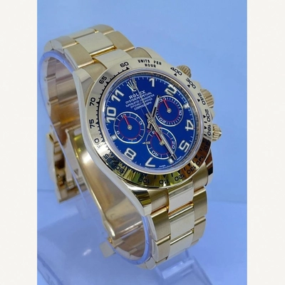 Rolex Daytona Full Yellow Gold Blue Dial 40mm | Used (Very good) | Year of production 2021 | Original box | No original papers-1