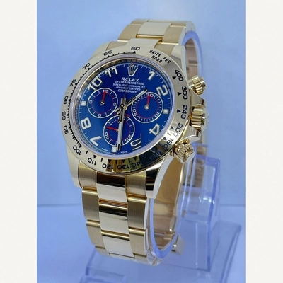 Rolex Daytona Full Yellow Gold Blue Dial 40mm | Used (Very good) | Year of production 2021 | Original box | No original papers-2