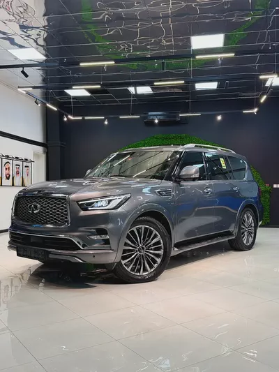 Pristine 2021 Infiniti QX80 Luxury | GCC Specs | Full Service History-2