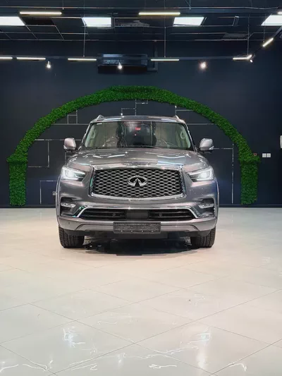 Pristine 2021 Infiniti QX80 Luxury | GCC Specs | Full Service History-3