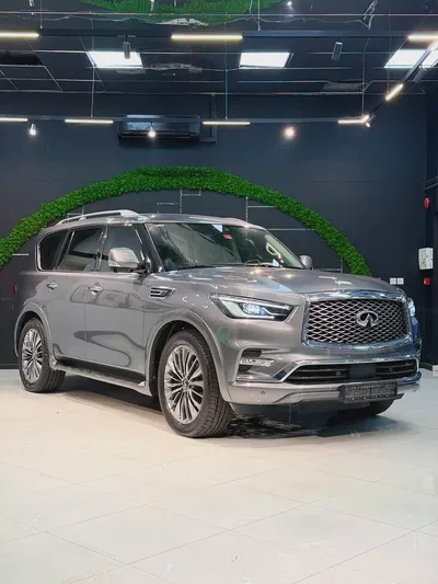 Pristine 2021 Infiniti QX80 Luxury | GCC Specs | Full Service History-6