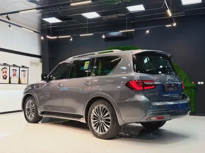 Pristine 2021 Infiniti QX80 Luxury | GCC Specs | Full Service History-7