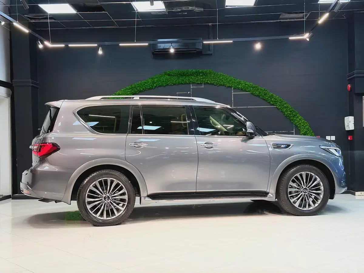 Pristine 2021 Infiniti QX80 Luxury | GCC Specs | Full Service History-10-10
