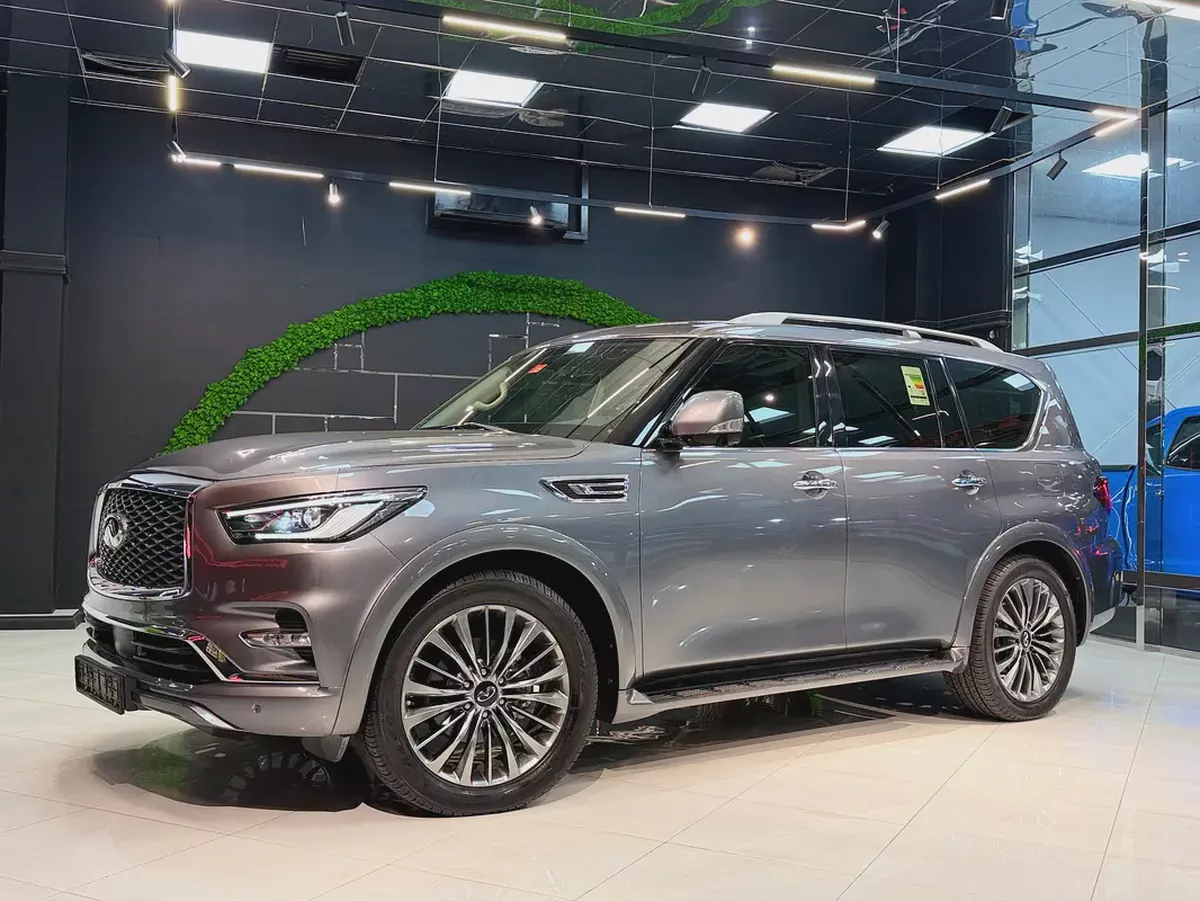 Pristine 2021 Infiniti QX80 Luxury | GCC Specs | Full Service History-1-1