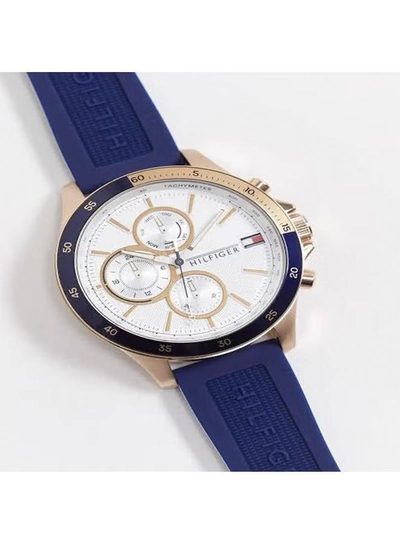 TOMMY HILFIGER Men's Rubber Chronograph Watch 1791778-2