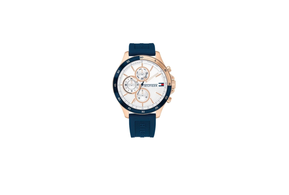TOMMY HILFIGER Men's Rubber Chronograph Watch 1791778-0-0