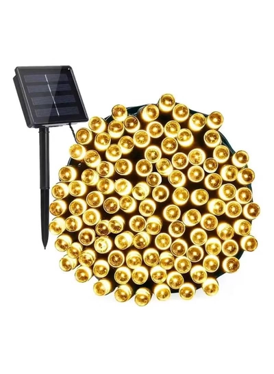 Yuwell Solar Light String LED Decorative Light Solar Powered Fairy Lights 30 Meter 300 LED Multi Modes Solar Outdoor Light String Lights For Home And Outdoor Decoration Warm White-2