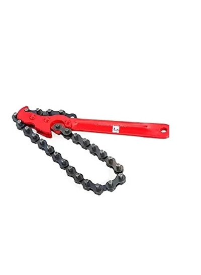 ABBASALI Chain Wrench Oil Filter Wrench Spanner Adjustable Removal Universal Auto Car Repair Tools 12 inch-0