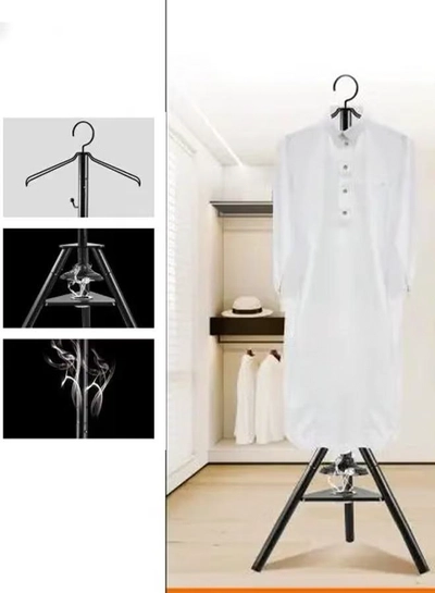 Eworld Sturdy Clothes Incense bakhoor Burner Stand, Alloy Steel Hanger with cloth Hooks -3
