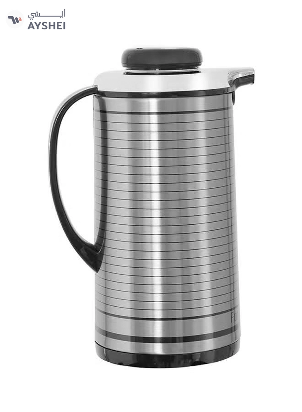GEEPAS Vacuum Flask Silver/Black-1-1