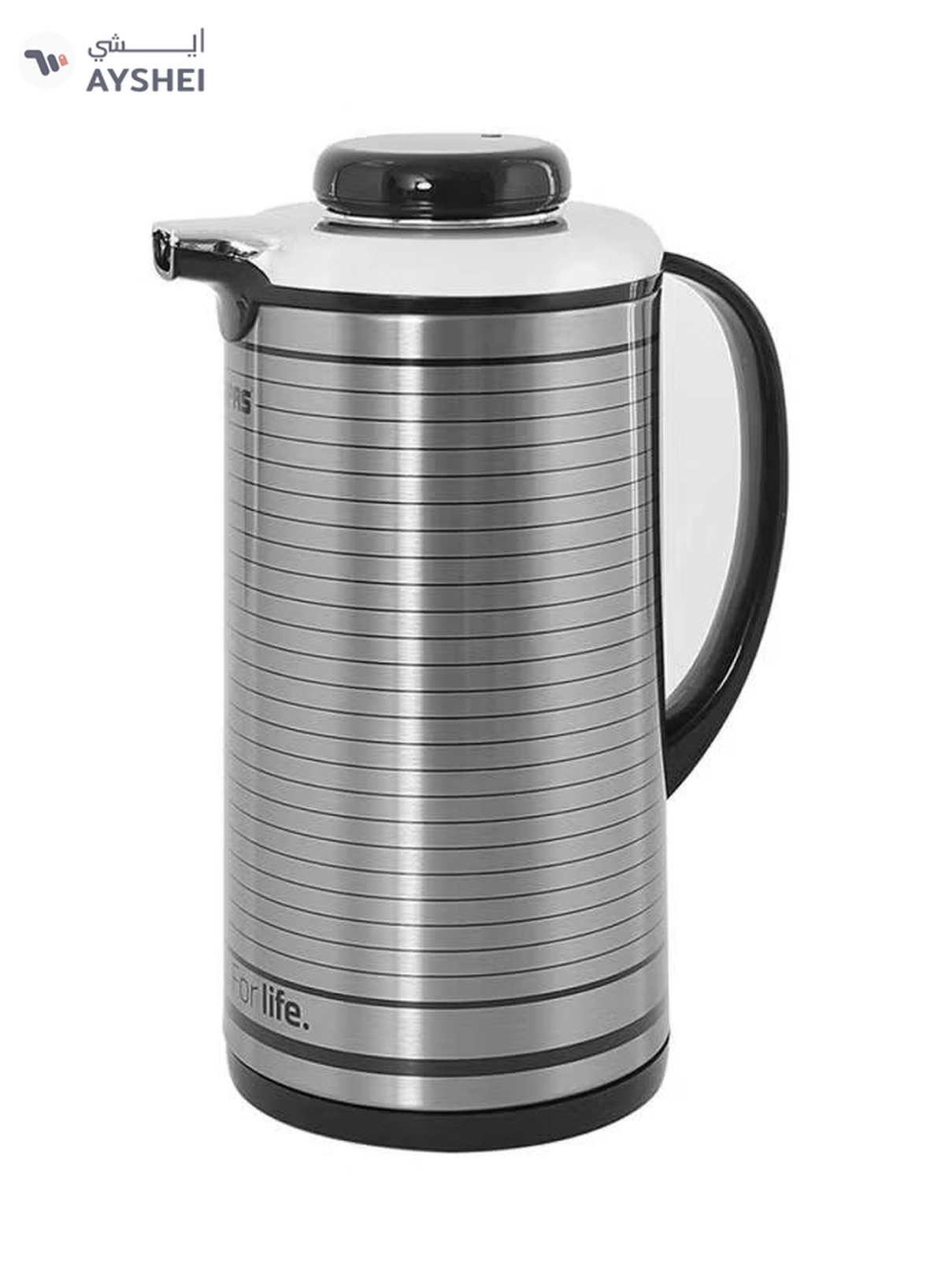 GEEPAS Vacuum Flask Silver/Black-2-2