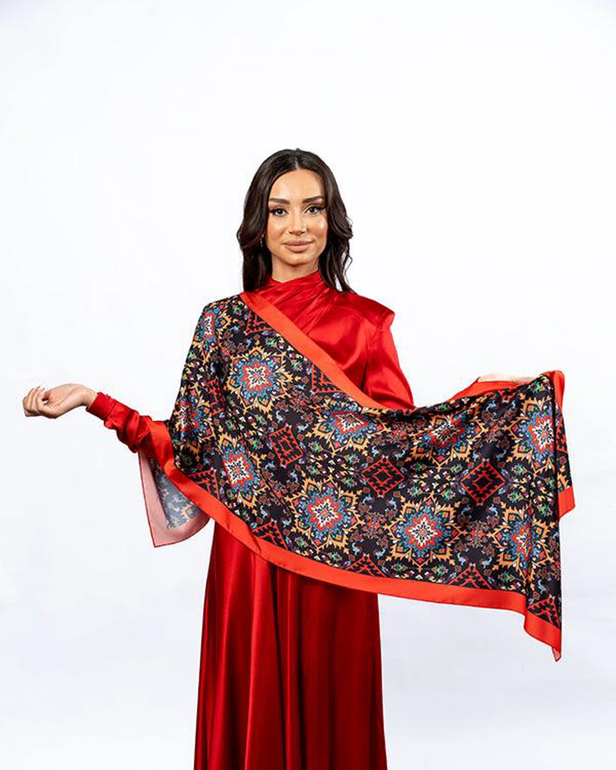 Silk Road - Ancient Borda Scarf (Small)-1-1