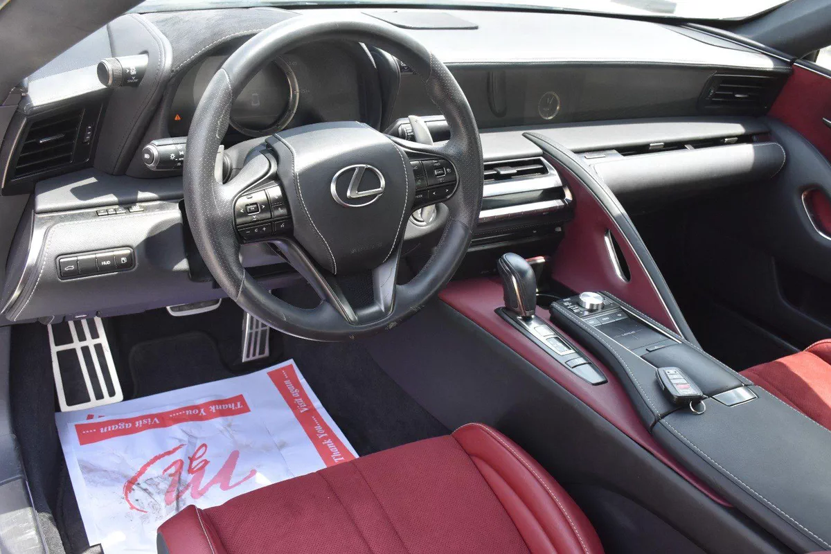 LEXUS LC500 2018 COUPE | WHITE-4-4