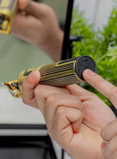  Olsenmark Outliner Hair Clipper- OMTR4110, Hair and Beard Clipper with High Capacity and Fast Charging, Powerful Performance, LED Display, Perfect for Home and Saloon Styling-4