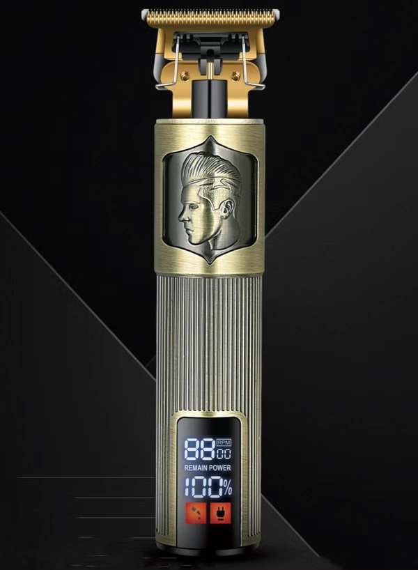 Olsenmark Outliner Hair Clipper- OMTR4110, Hair and Beard Clipper with High Capacity and Fast Charging, Powerful Performance, LED Display, Perfect for Home and Saloon Styling