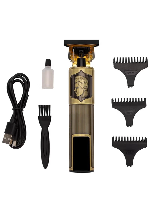Olsenmark Outliner Hair Clipper- OMTR4110, Hair and Beard Clipper with High Capacity and Fast Charging, Powerful Performance, LED Display, Perfect for Home and Saloon Styling