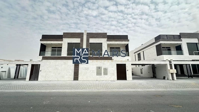 Brand new 5 bedrooms luxury villa with driver room for rent in Hoshi Sharjah for 175,000 AED yearly-0