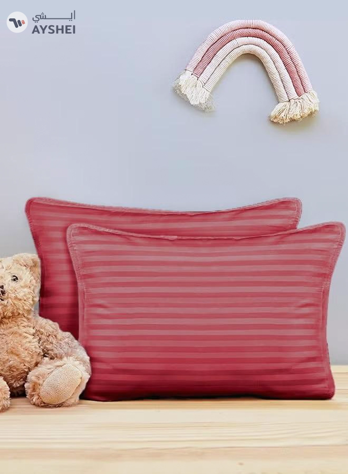 Eworld Toddler Baby Sleeping Pillows, Soft Cotton Blend Cover with Polyester Filling-5-5