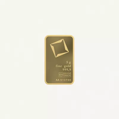 Valcambi Suisse 5g 24K (999.9) Pure Minted Gold Bar-1