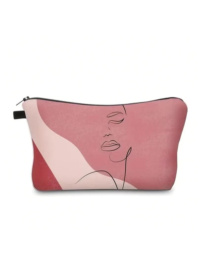 ORiTi Figure Graphic Makeup Bag, Travel Portable Makeup Case Small, Cosmetic Zipper Bag Waterproof -1