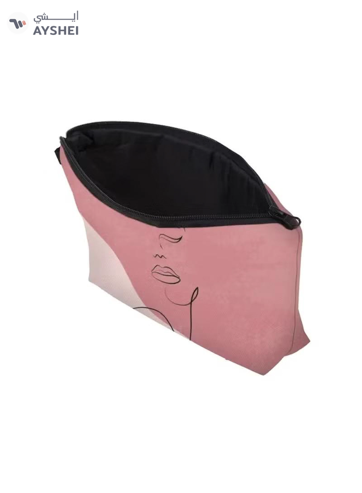 ORiTi Figure Graphic Makeup Bag, Travel Portable Makeup Case Small, Cosmetic Zipper Bag Waterproof -3-3