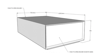 Klaus Coffee Table Model B-3