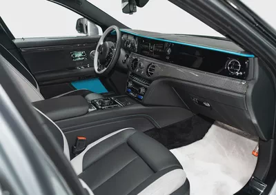 2024 ROLLS ROYCE GHOST BLACK BADGE | DELIVERY MILEAGE | STARLIGHT | REAR TVS | CARBON RIMS-11