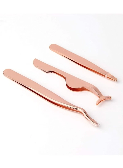 ORiTi 3Pcs Eyelashes Tool Fake Lash Applicator Lash Tools Fake Eyelashes Scissors-0