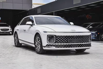 Hyundai Azera Hybrid 2025 | Korean Specs | Clean Title | 13K KM | White | هيونداي ازيرا هايبرد 2025-2